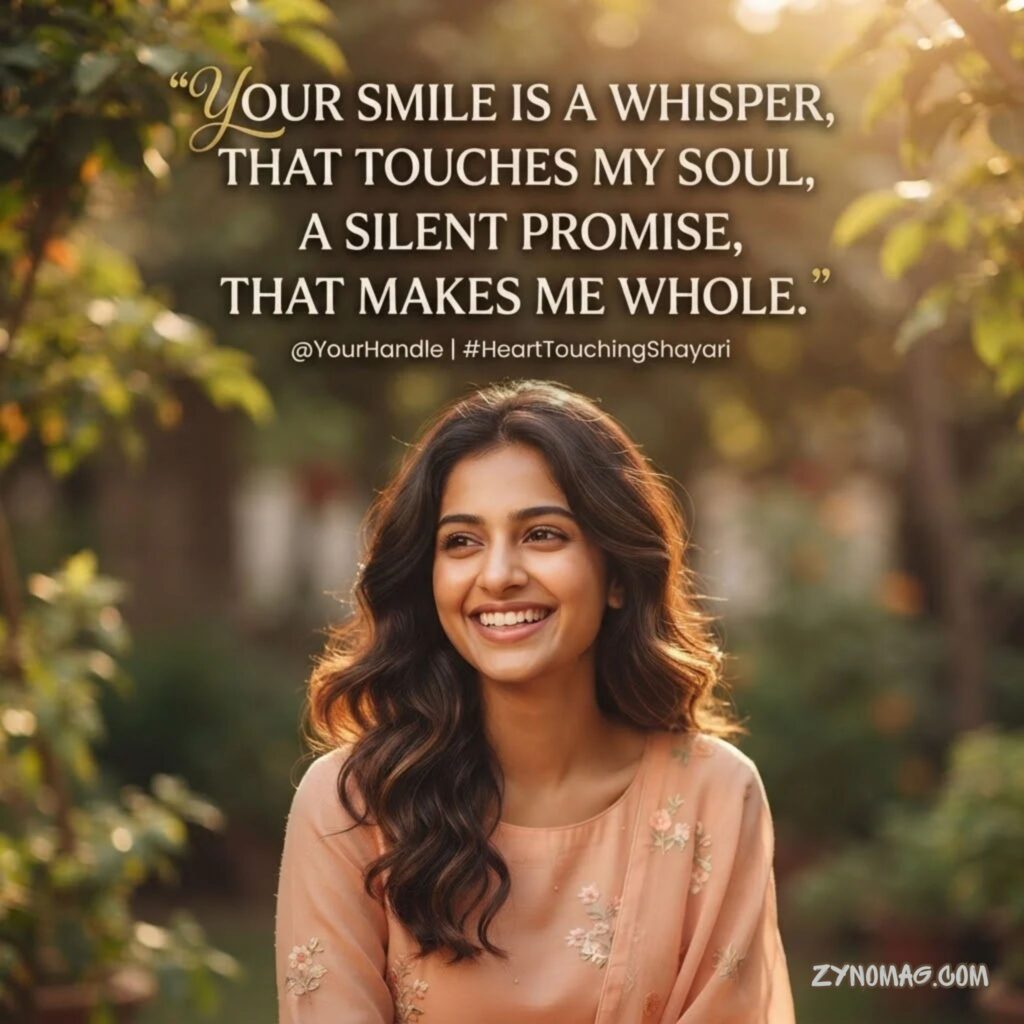 Heart Touching Smile Shayari in English