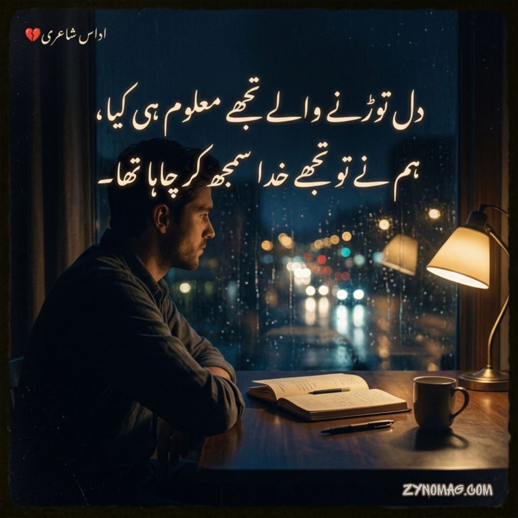 Heartbreaking Sad Love Poetry in Urdu