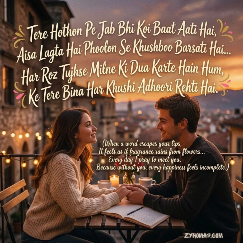 Impress Karne Wali Shayari English For Girl, Gf