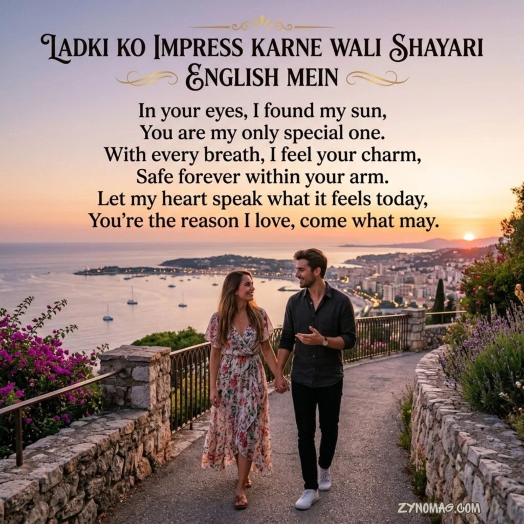 Ladki Ko Impress Karne Wali Shayari English Mein