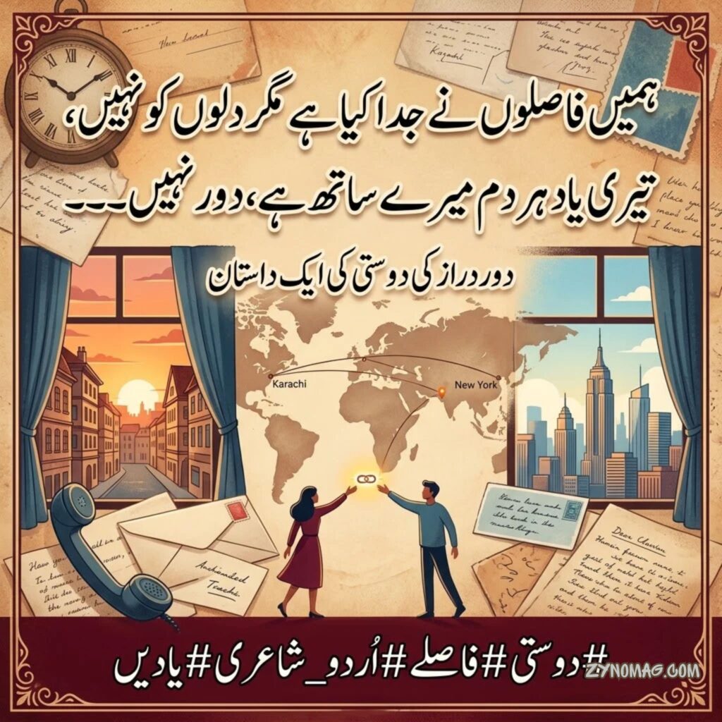 Long Distance Friendship Poetry in Urdu