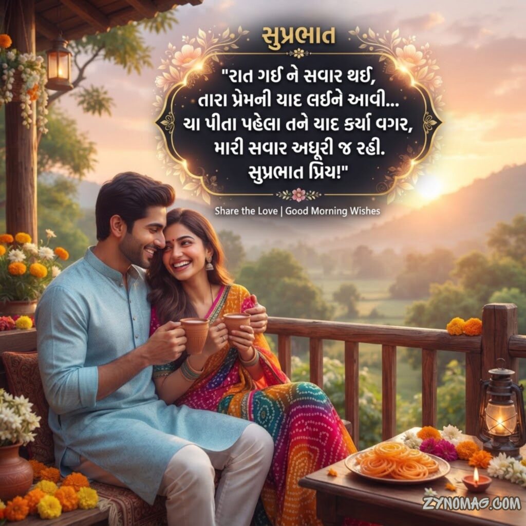Good Morning Shayari Gujarati Love