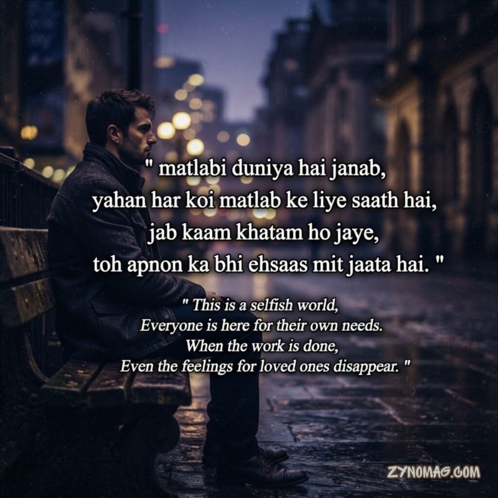 Matlabi Duniya Shayari