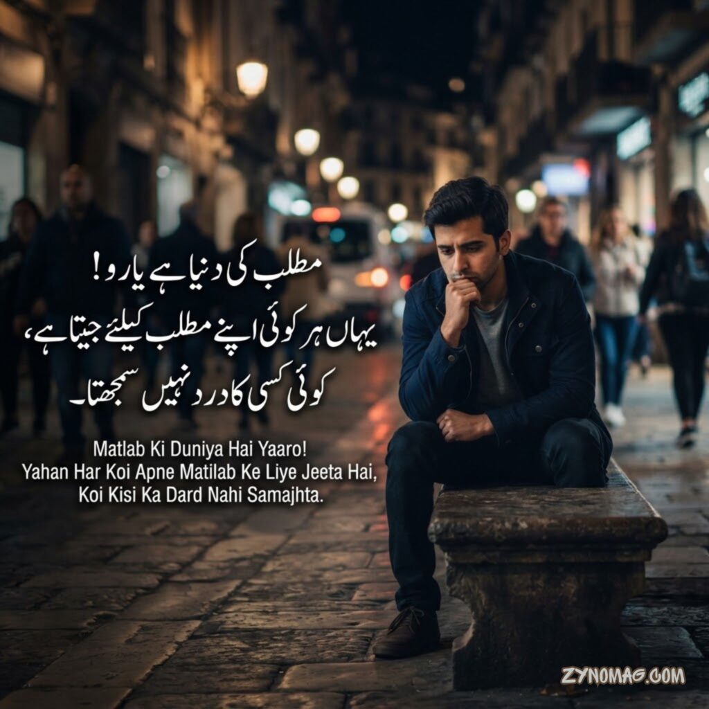 Matlabi Duniya Shayari Status