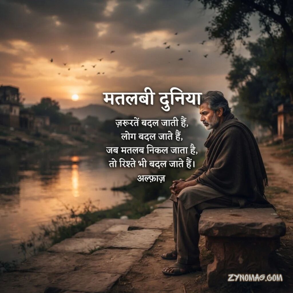 Matlabi Duniya Shayari in Hindi