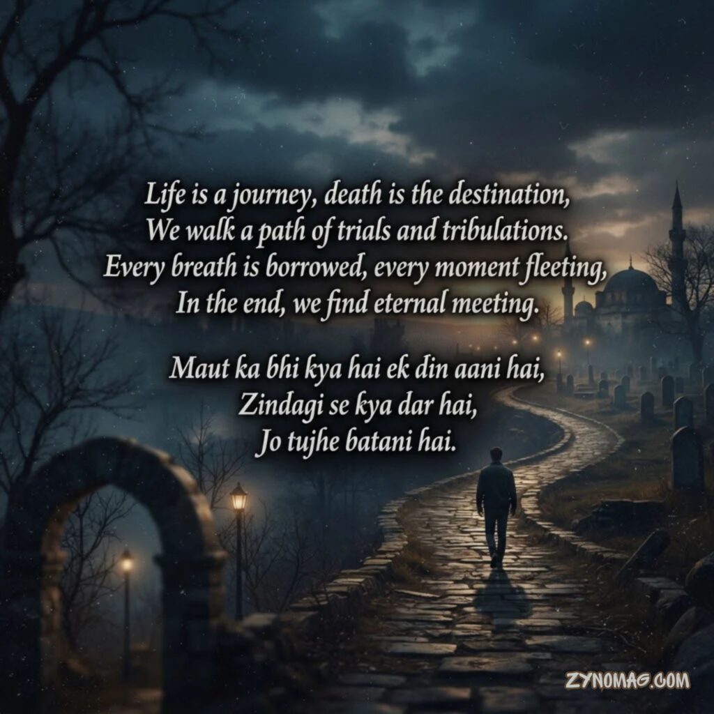 Maut ke Upar Shayari in English