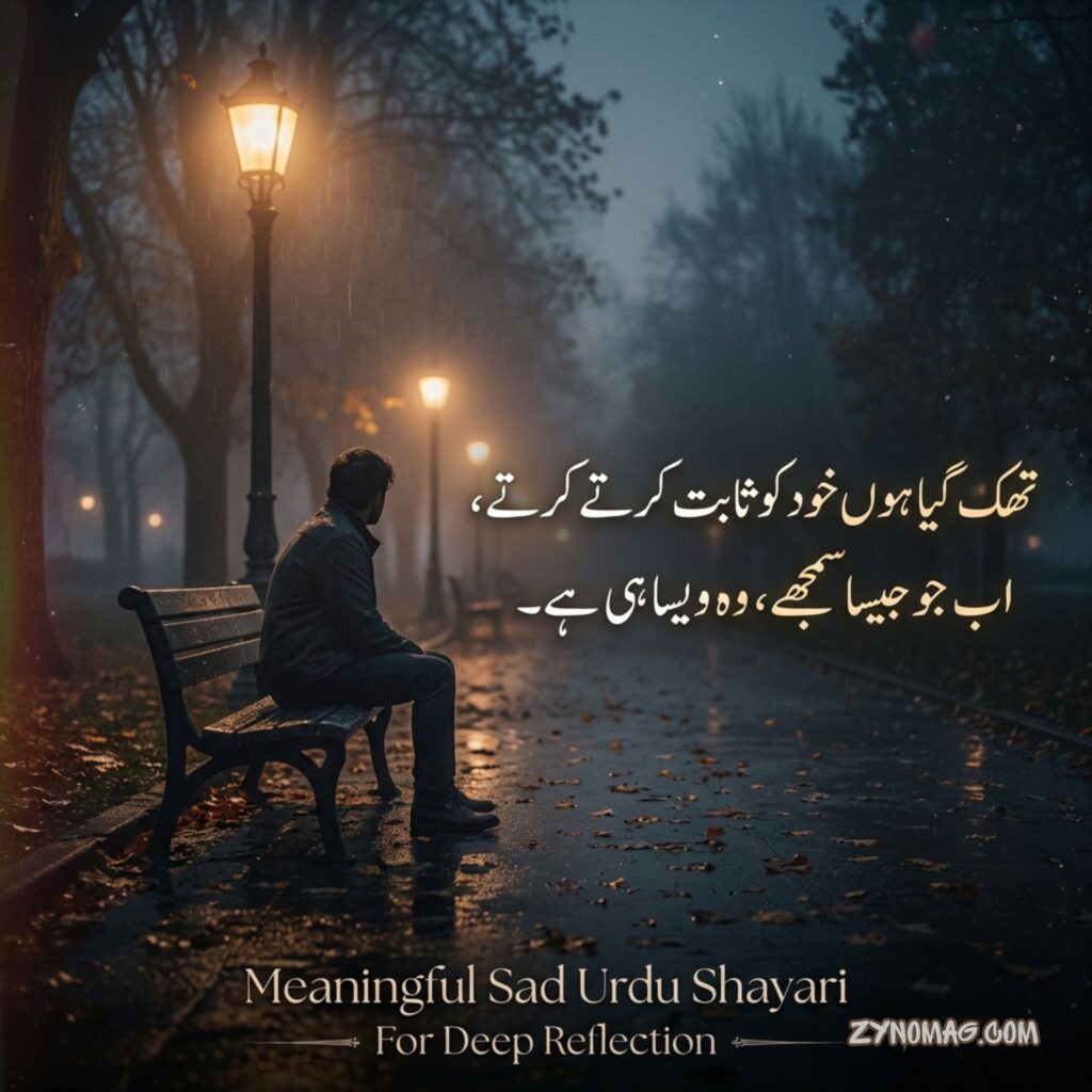 Meaningful Sad Quotes in Urdu for Deep Reflection