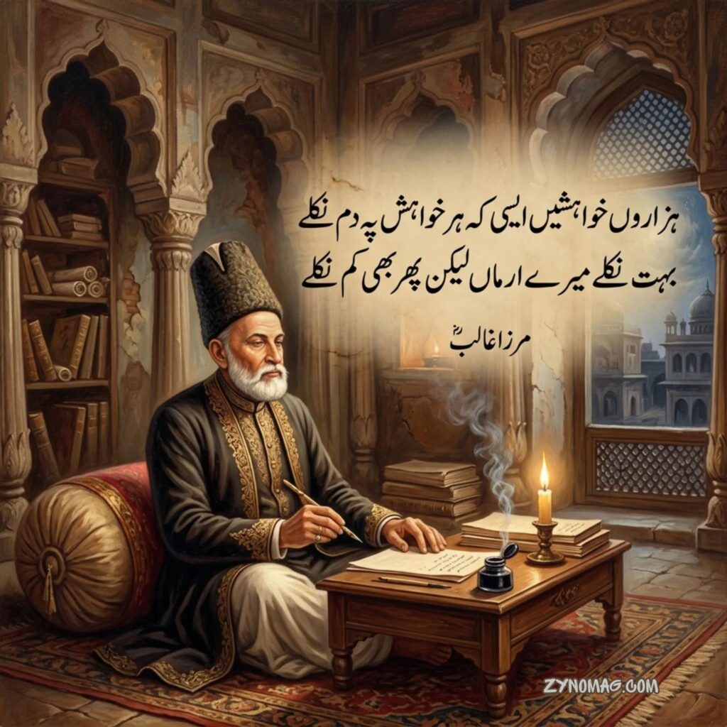 Mirza Ghalib Shayari Urdu