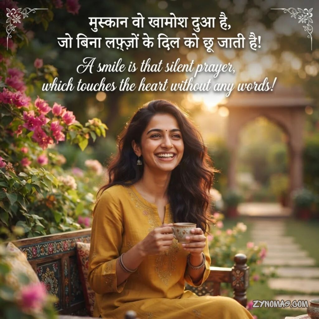 Muskurahat Shayari in Hindi English
