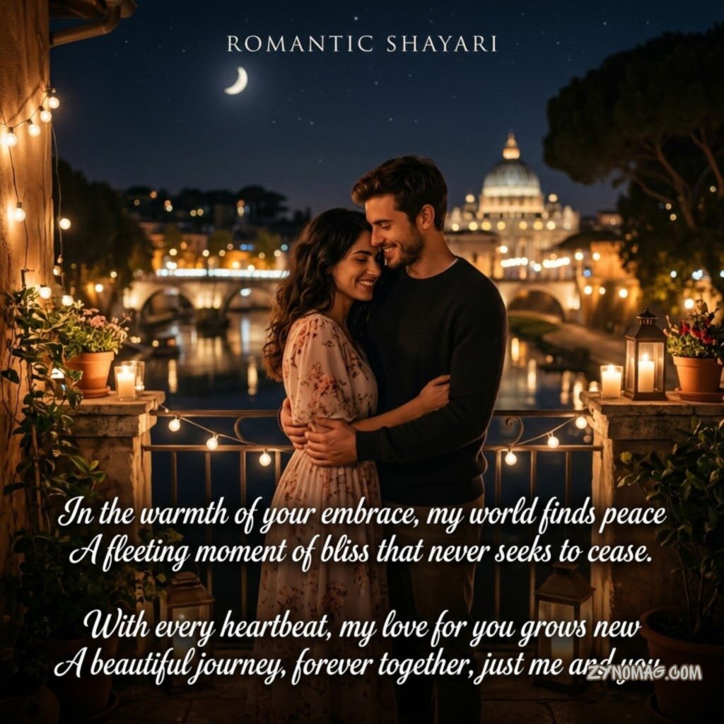 Romantic Shayari in English For Girlfriend