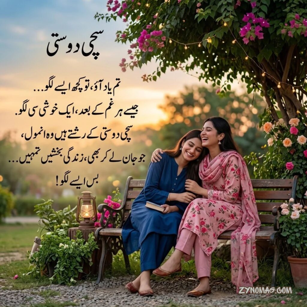 Sachi Dosti Poetry in Urdu