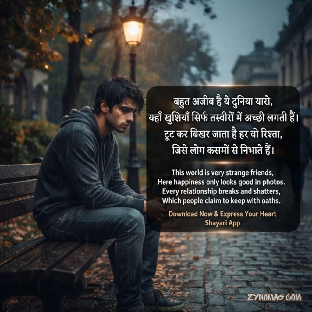 Sad Shayari for Boys in Hindi Copy and Paste