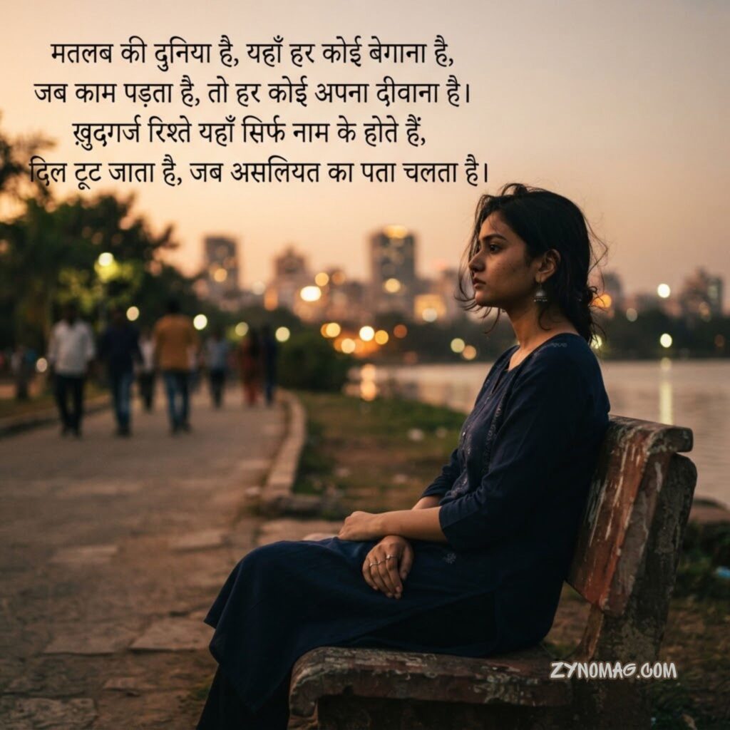 Selfish Matlabi Rishte Quotes