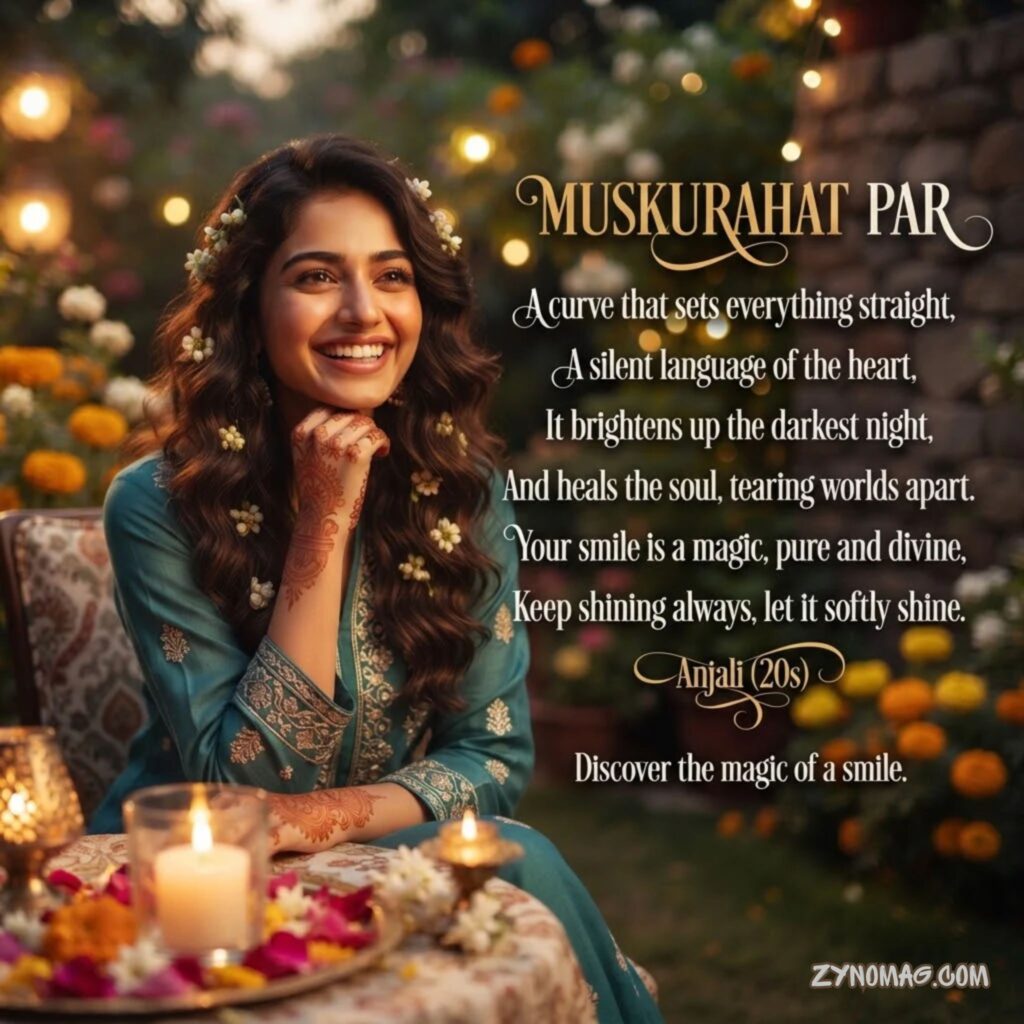 Shayari in English Muskurahat Par
