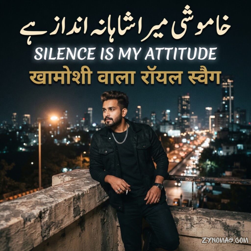 Silence Is My Attitude – Khamoshi Wala Royal Swag