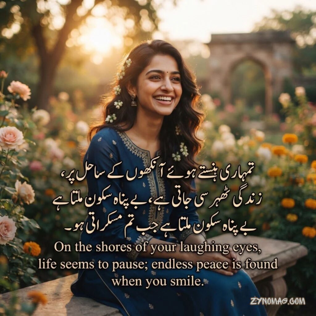 Touching Shayari on Beautiful Girl Smile