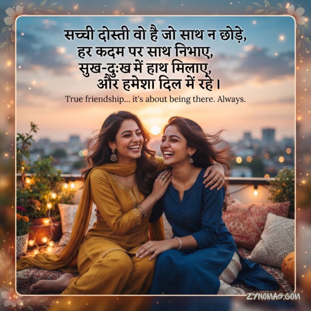 True Friendship Shayari in Hindi