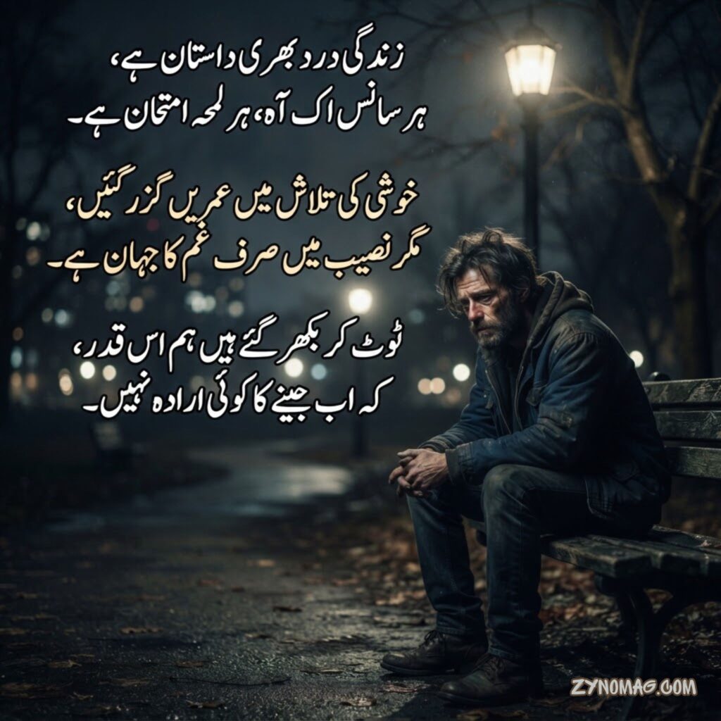 Zindagi Dard Bhari Shayari