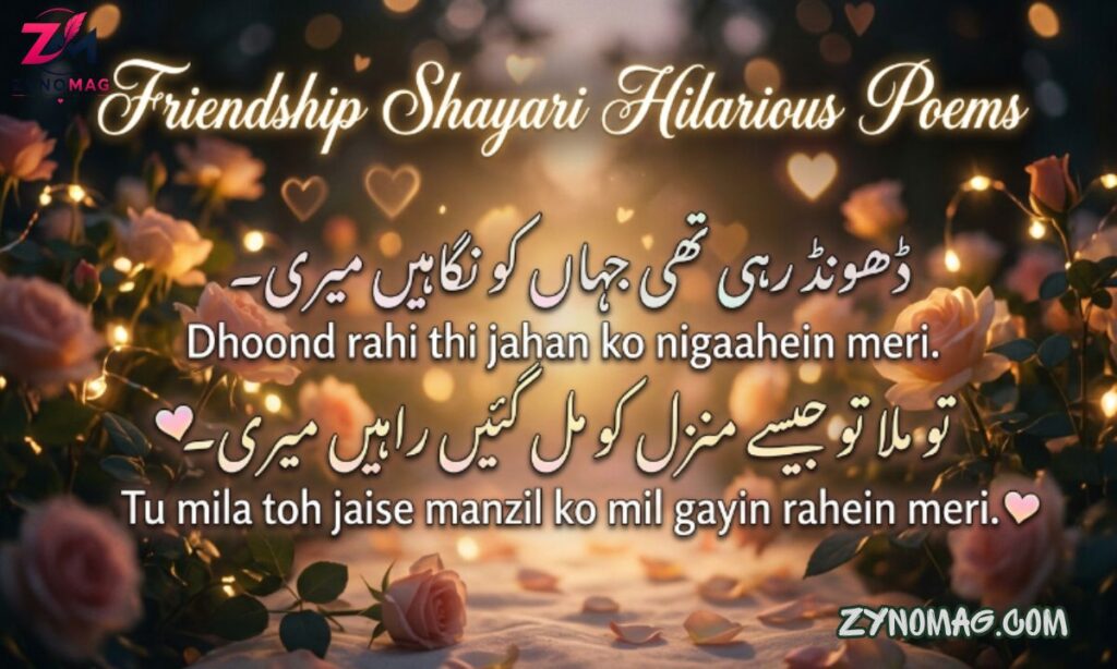 160+ Best Friendship Shayari Hilarious Poems (2026) | Funny Friendship Shayari Collection