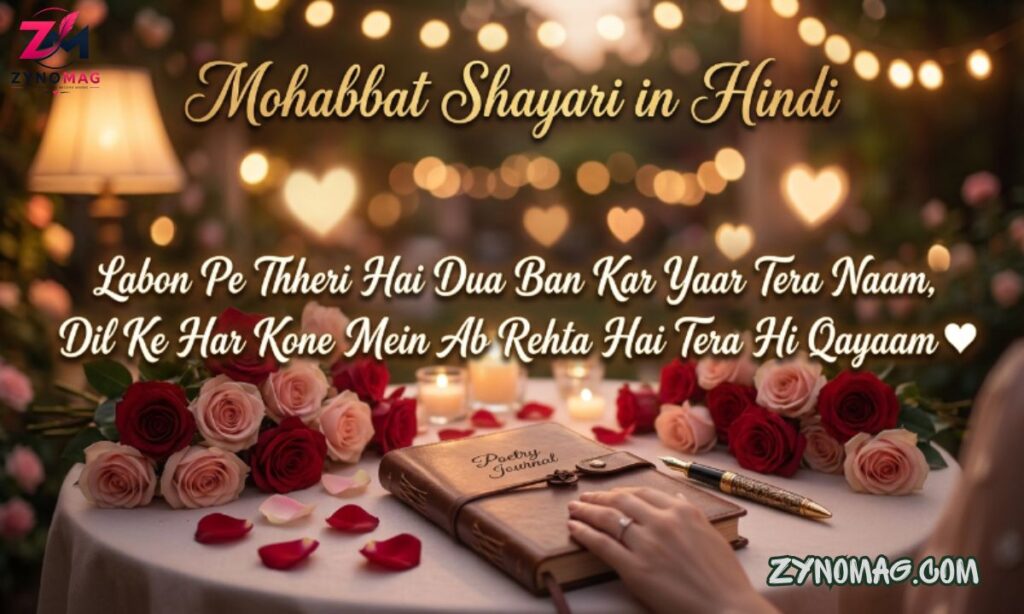 170+ Best Mohabbat Shayari in Hindi (2026) | Heart Touching Romantic Love Shayari