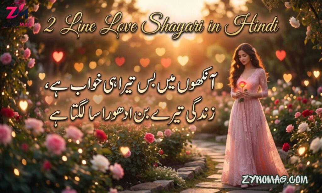 180+ Best 2 Line Love Shayari in Hindi (2026) | Romantic & Heart Touching Shayari
