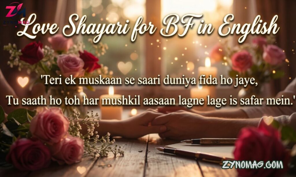 180+ Best Love Shayari for BF in English (2026) | Romantic & Heart Touching Shayari