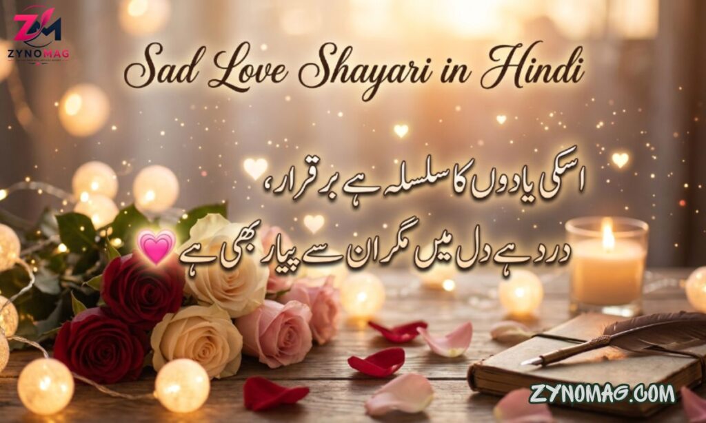 180+Best Sad Love Shayari in Hindi (2026) | Heart Touching Broken Heart Shayari