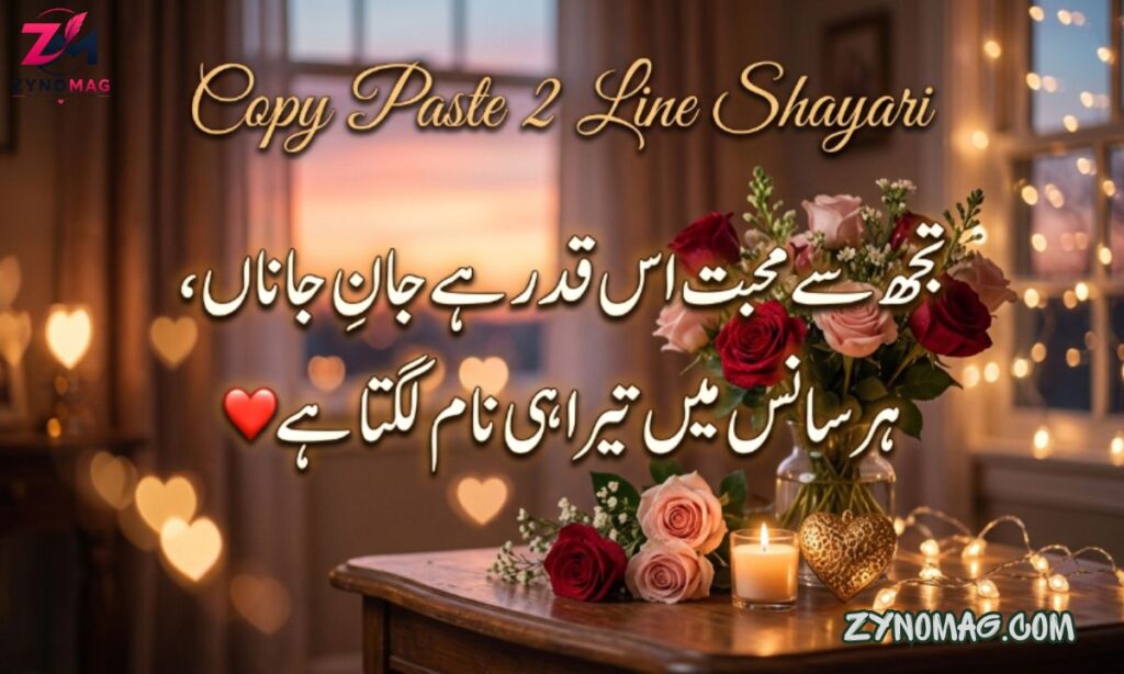 250+ Best Copy Paste 2 Line Shayari (2026) | Heart Touching Love, Sad & Attitude Shayari