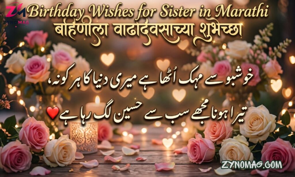 180+ Best Birthday Wishes for Sister in Marathi (2026) | Heart Touching & Sweet Birthday Messages