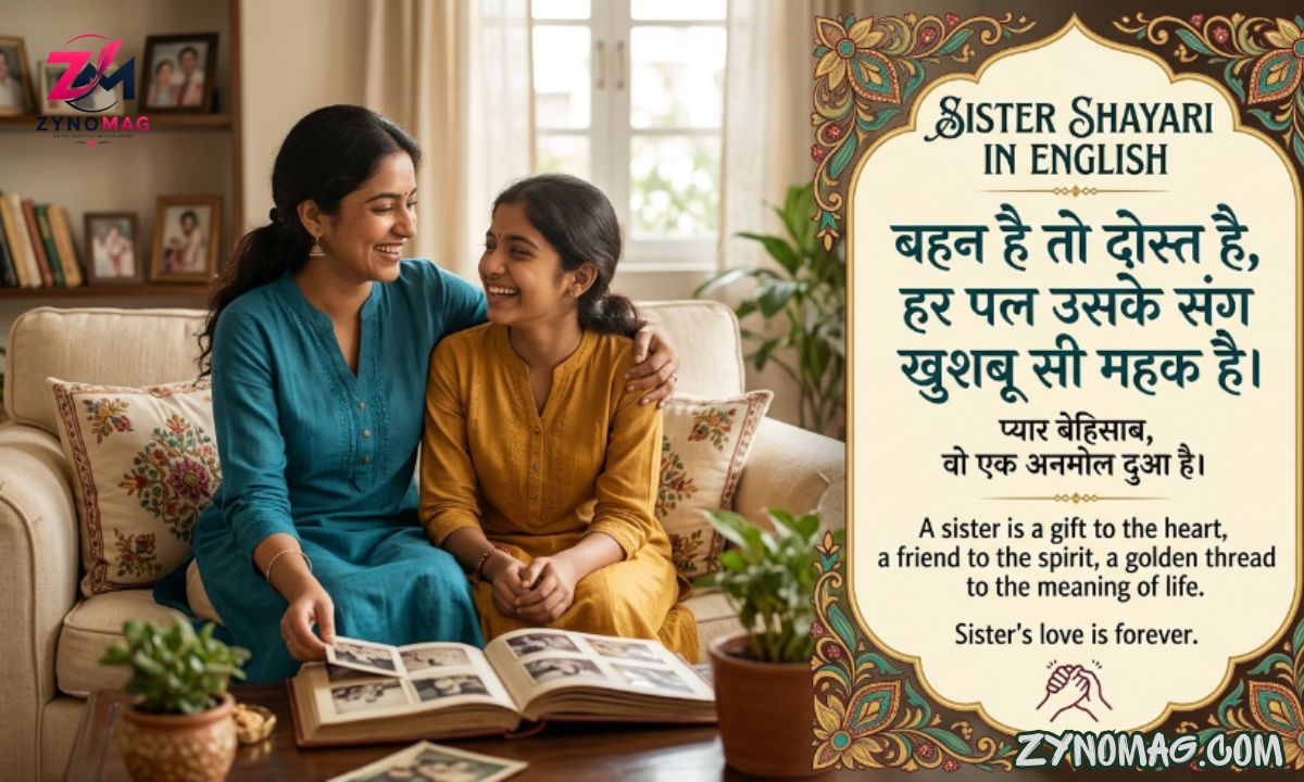 180+ Best Sister Shayari in English (2026) – Heart-Touching Shayari for Sister 