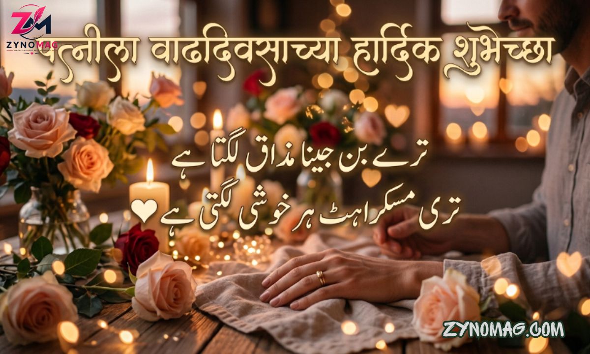 185+ Happy Birthday Wishes for Wife in Marathi (2026) | Heart Touching, Romantic & Sweet Messages