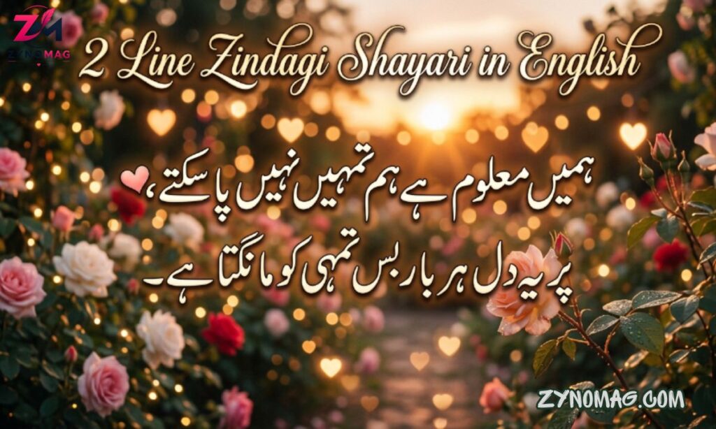 190+ Best 2 Line Zindagi Shayari in English (2026) | Life Quotes & Heart Touching Shayari