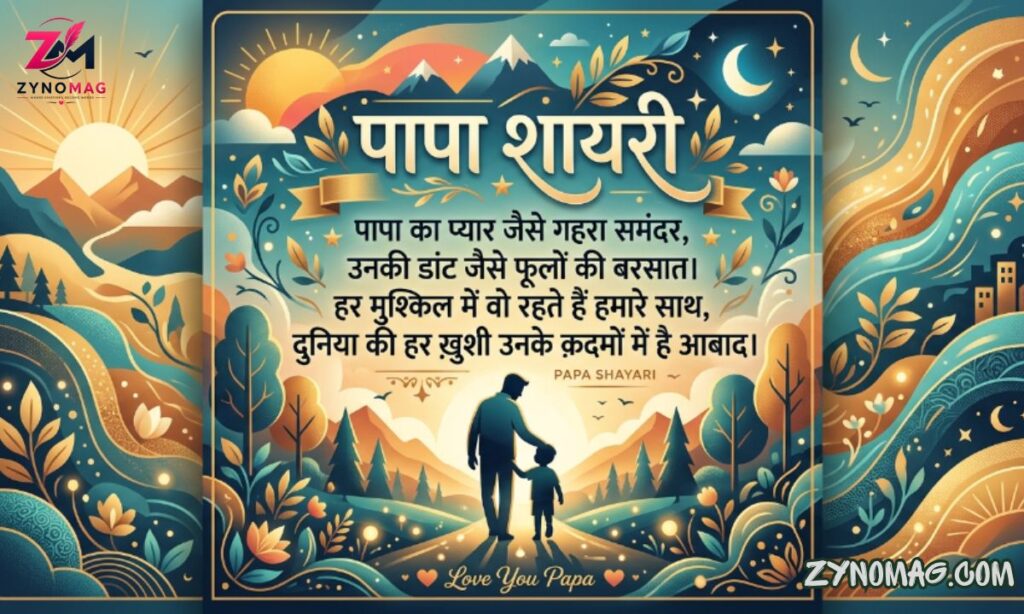 190+ Best Papa Shayari in Hindi | Heart Touching & Emotional Shayari for Papa