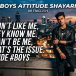 Boys Attitude Shayari in English: 170+ Best Stylish & Swag Attitude Shayari for Boys (2026) 