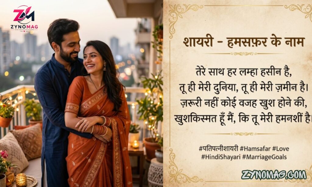 Husband Wife Shayari in Hindi: 190+ Best पति-पत्नी शायरी, प्यार और रोमांटिक शायरी (2026)