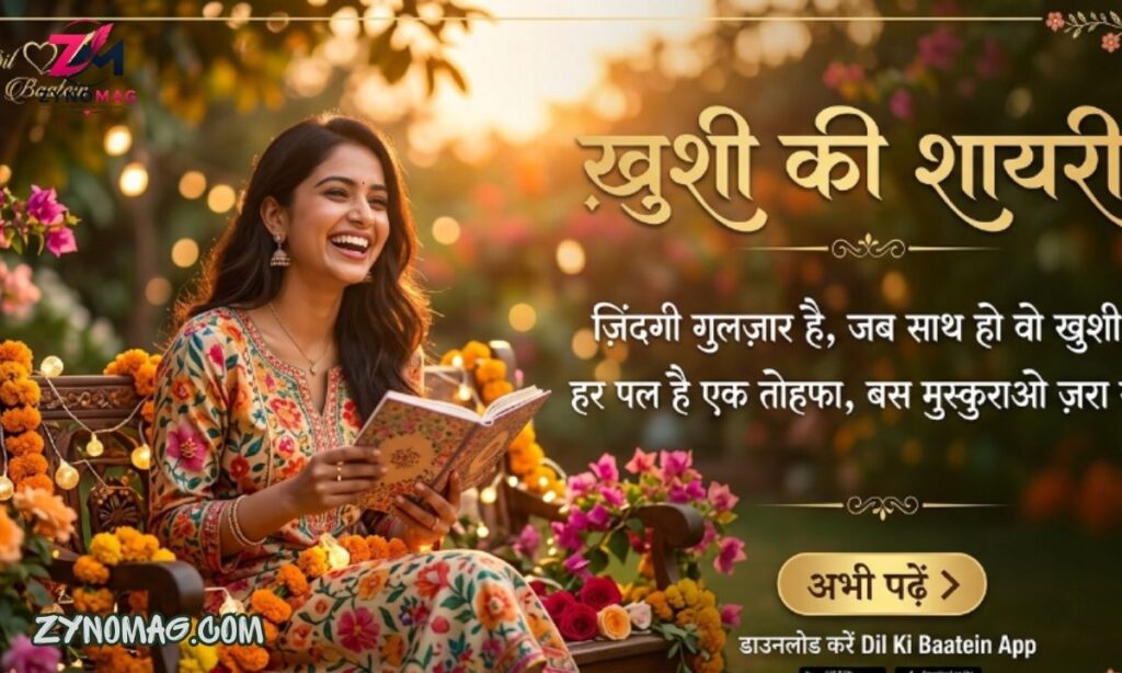 Khushi Shayari in Hindi: 190+ Best Happy, खुशी और मुस्कान भरी शायरी (2026)