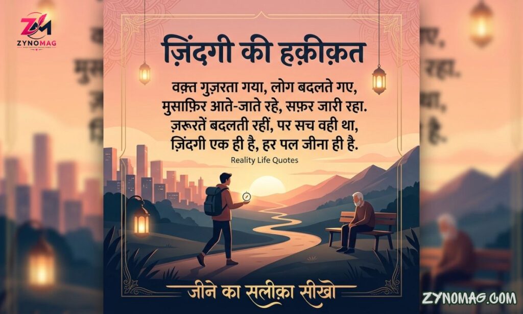 150+ Reality Life Quotes in Hindi: जिंदगी की सच्चाई, कड़वे सच और Real Life Quotes (2026)