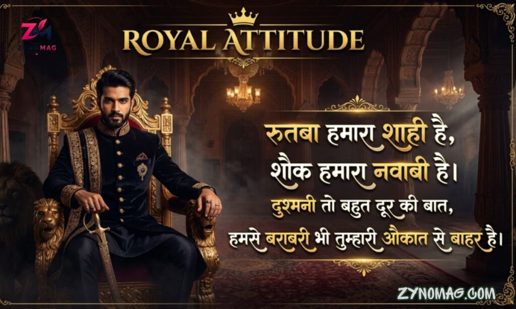 170+ Royal Attitude Status in Hindi: Best Royal Attitude Status & Quotes (2026)