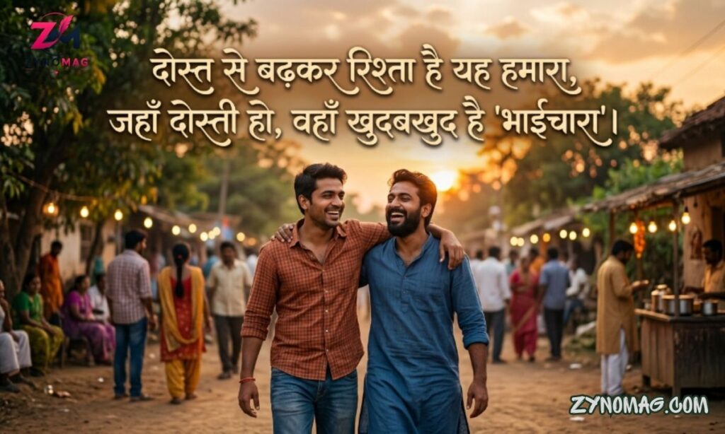 180+ Bhaichara Shayari 2 Line in Hindi: Best Brotherhood Shayari & Quotes (2026)