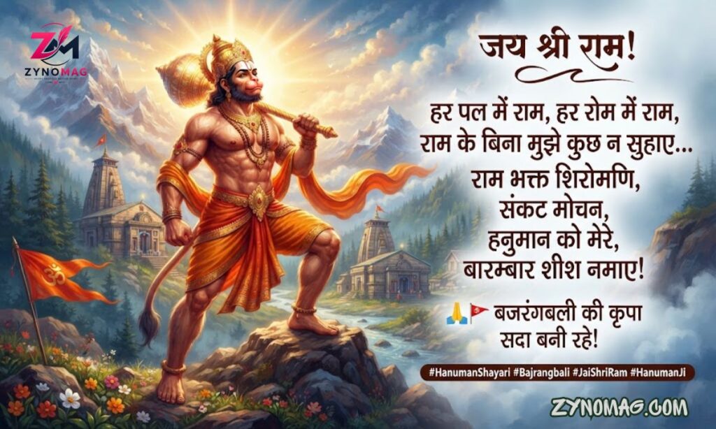 180+ Hanuman Ji Shayari in Hindi: जय बजरंगबली भक्ति और भक्ति भाव वाली शायरी (2026)