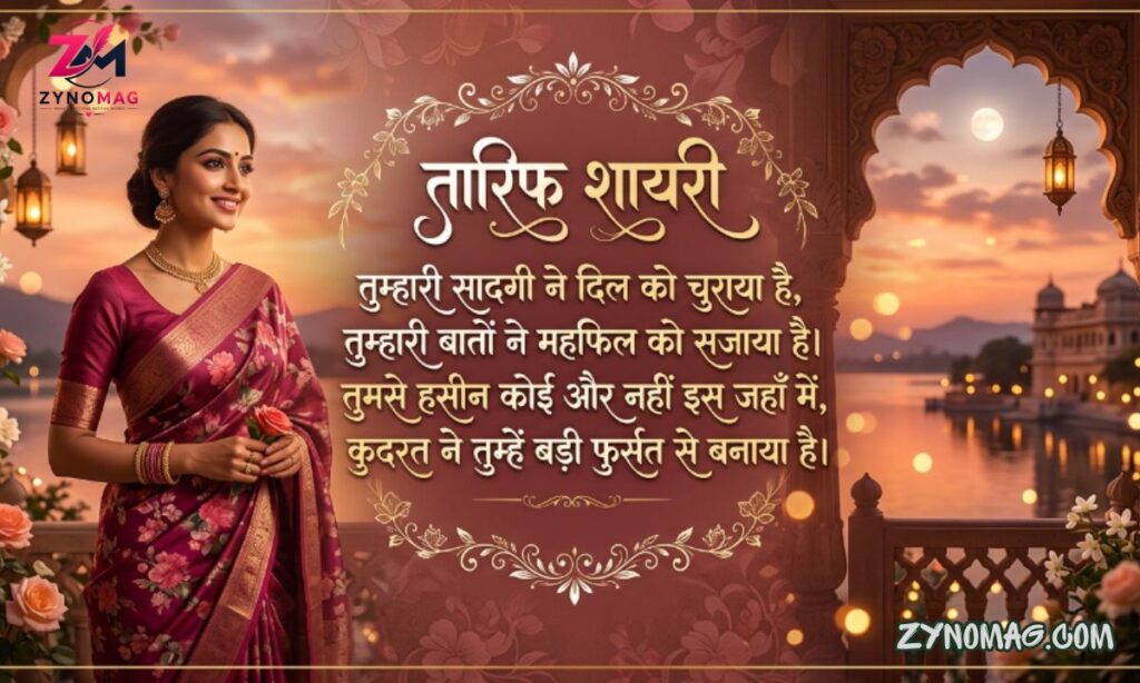 180+ Tareef Shayari in Hindi: Best Compliment Shayari for Love & Beauty (2026)