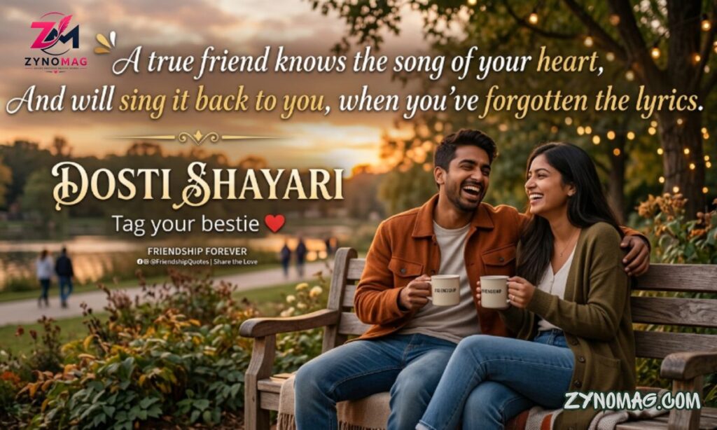 200+ Dosti Shayari 2 Line in English: Heart Touching Friendship Shayari (2026)