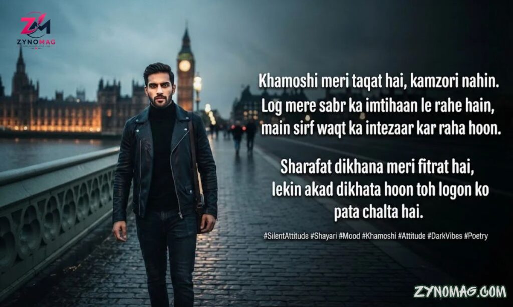 170+ Silent Attitude Shayari in Hindi: Best Silent, Royal & Powerful Attitude Shayari (2026)