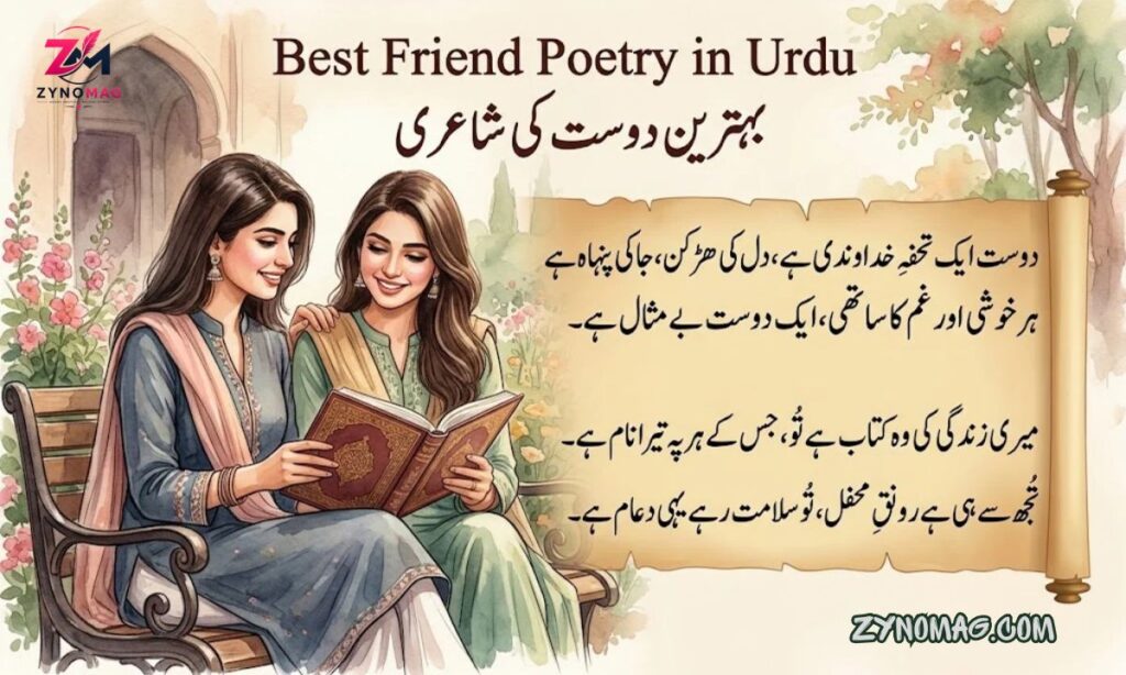 180+ Best Friend Poetry in Urdu: Heart-Touching, Dosti & True Friendship Poetry (2026)