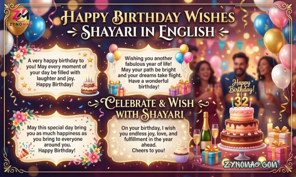 180+ Happy Birthday Wishes Shayari in English: Heart-Touching, Romantic & Beautiful Birthday Shayari (2026)